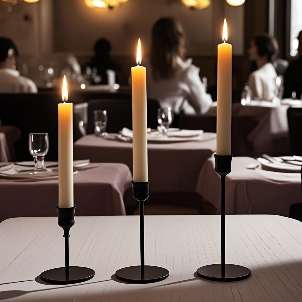 Iron candlestick