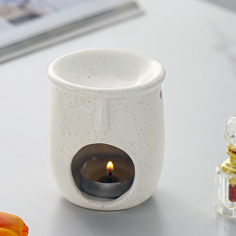 White Ceramic Aromatherapy Candlestick: Unlock a Cozy Time🕯️