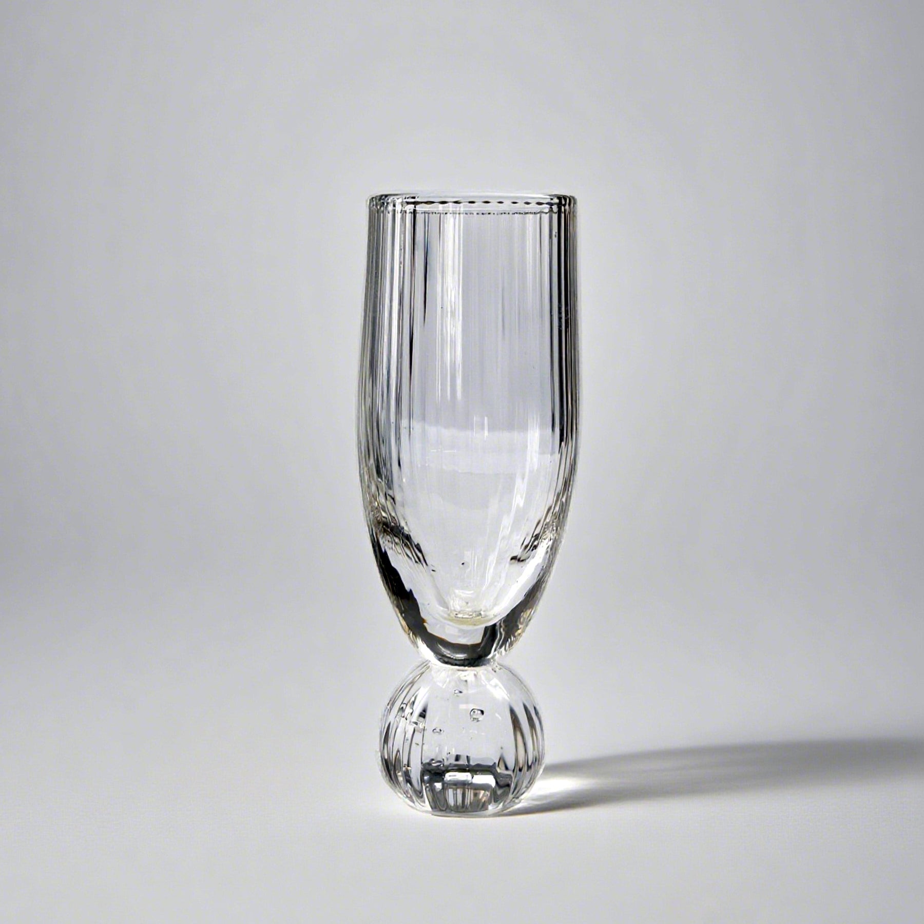 Mini Ribbed Crystal Shot Glass | 3.6