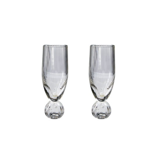 Mini Ribbed Crystal Shot Glass | 3.6"×1.2" Handcrafted Tiny Drinkware
