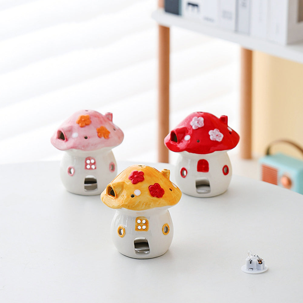 Adorable Mushroom - Shaped Ceramic Ornaments: Light Up Life with Cuteness 🍄