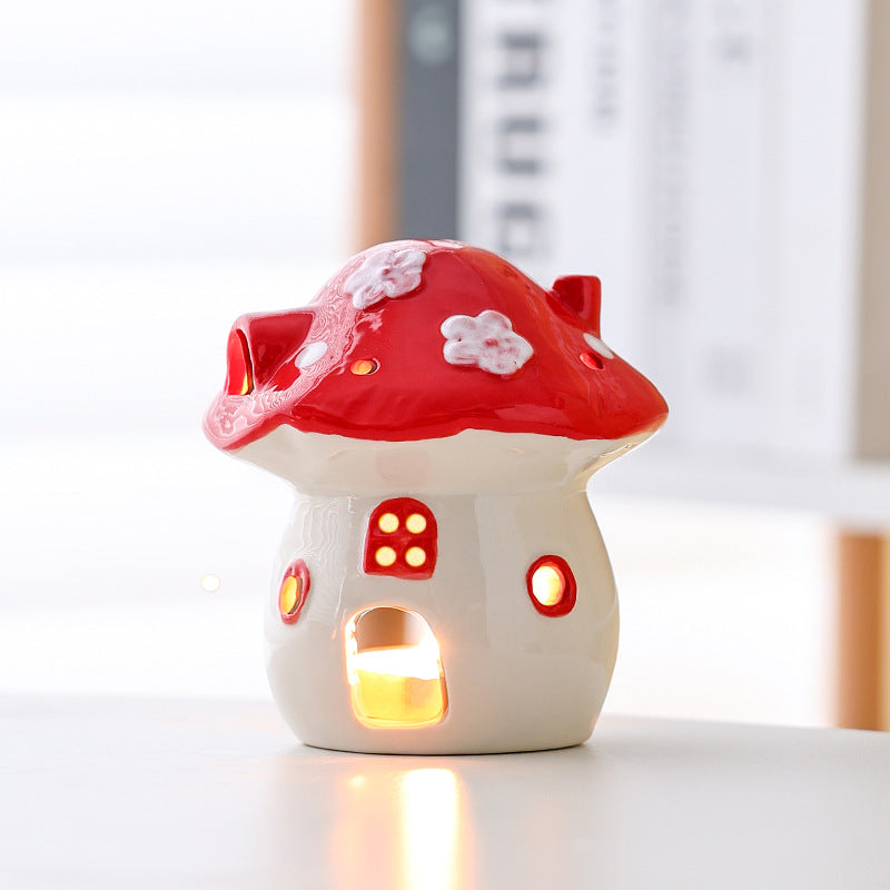 Adorable Mushroom - Shaped Ceramic Ornaments: Light Up Life with Cuteness 🍄