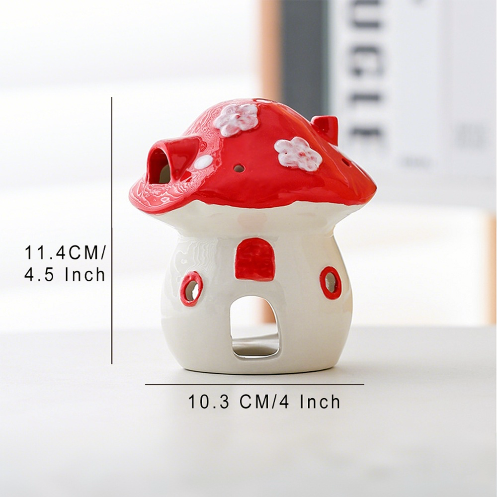 Adorable Mushroom - Shaped Ceramic Ornaments: Light Up Life with Cuteness 🍄