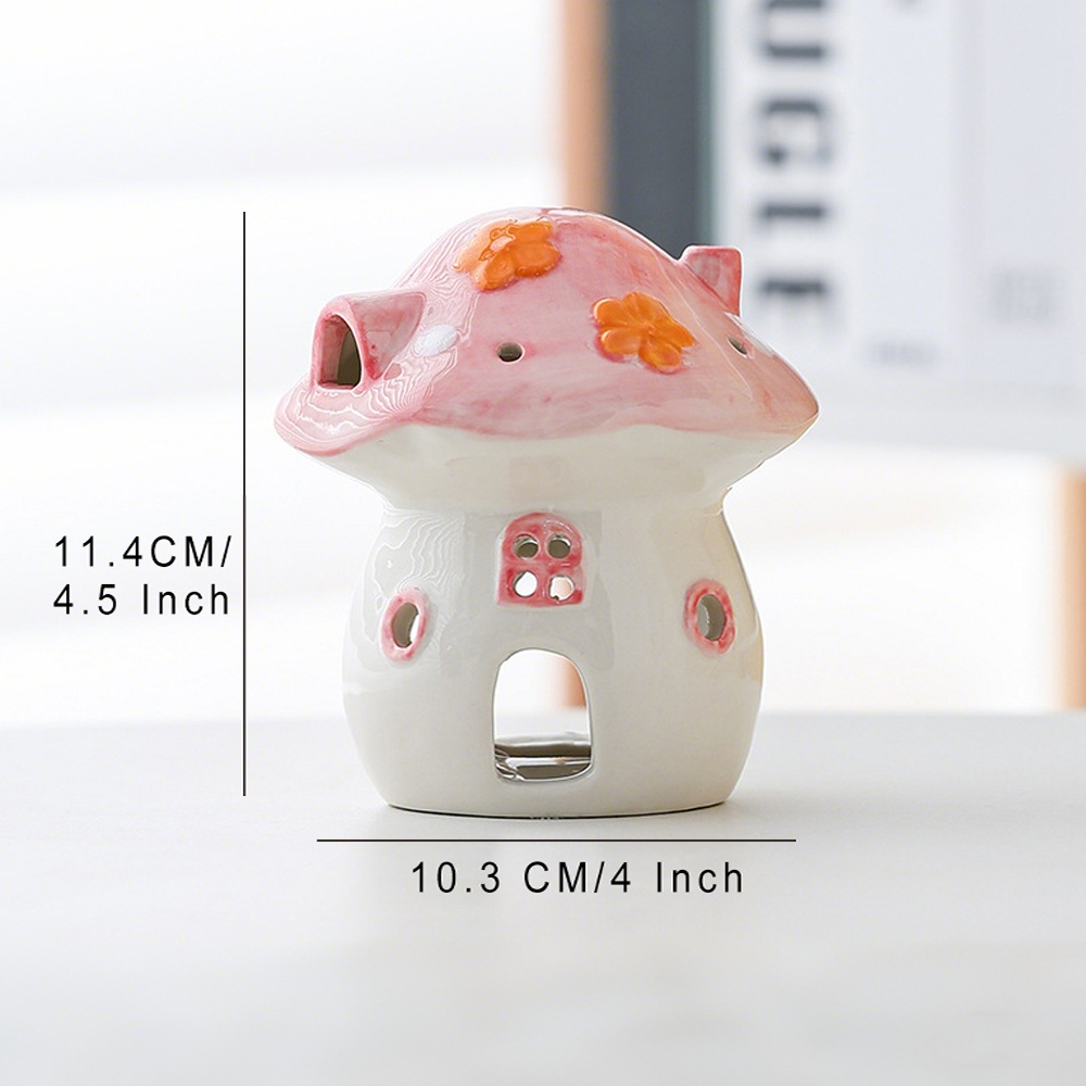 Adorable Mushroom - Shaped Ceramic Ornaments: Light Up Life with Cuteness 🍄
