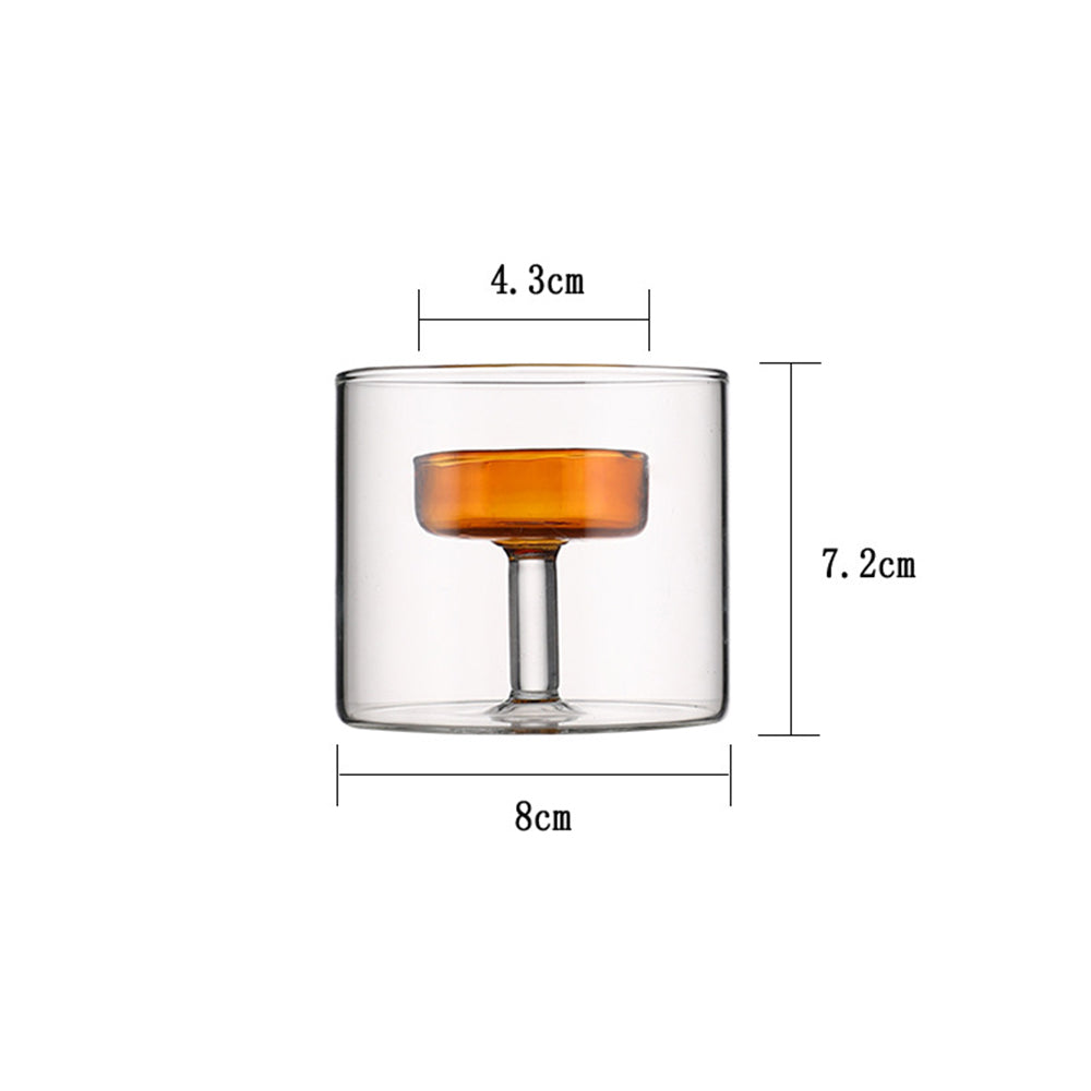 Transparent Glass Candlesticks: Illuminate Romantic Moments 🕯️A set of 3 candlesticks.