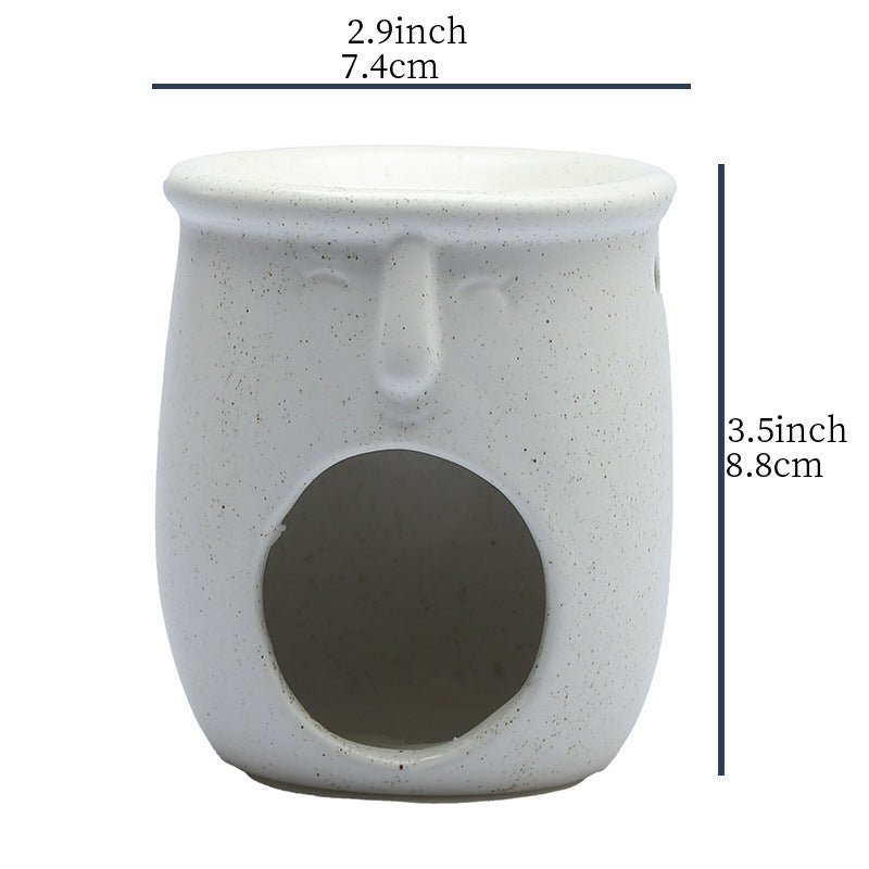 White Ceramic Aromatherapy Candlestick: Unlock a Cozy Time🕯️