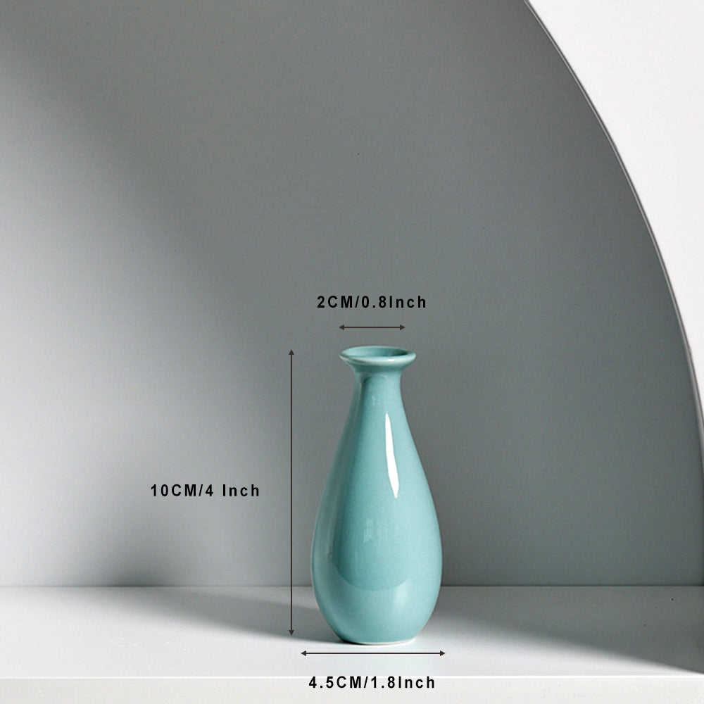 Colorful Drop - Shaped Ceramic Vases: Refresh Your Home's Charm 💦