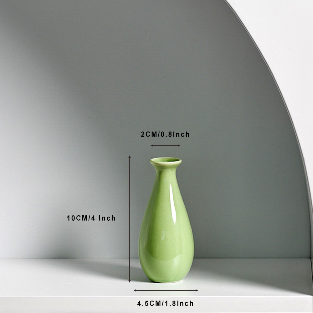 Colorful Drop - Shaped Ceramic Vases: Refresh Your Home's Charm 💦