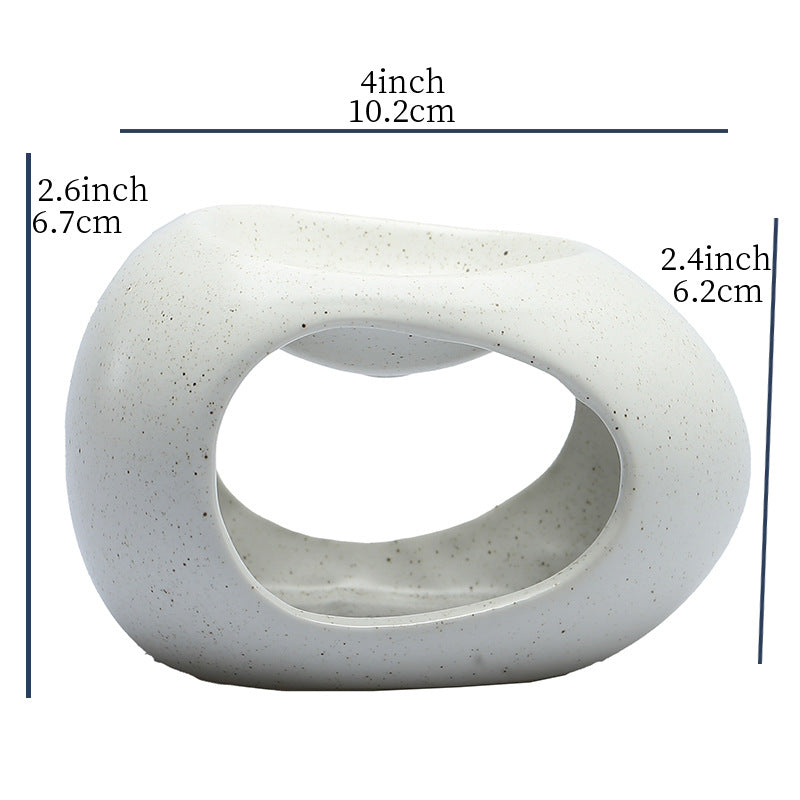 White Ceramic Aromatherapy Candlestick: Unlock a Cozy Time🕯️